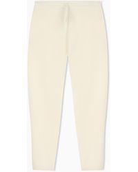 Emporio Armani - Virgin Wool Jogger Pants Travel Essential - Lyst