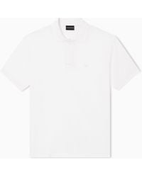 Emporio Armani - Travel Essential Lyocell-Blend Jersey Polo Shirt - Lyst
