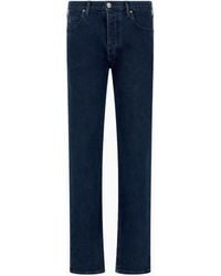 Emporio Armani - Vaqueros J21 Regular Fit De Cómoda Sarga De Denim Lavado De 10,5 Onzas - Lyst