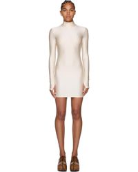 Coperni - High Neck Fitted Mini Dress - Lyst