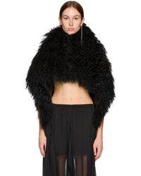 Ann Demeulemeester - Bereta Shearling Waistcoat Vest - Lyst
