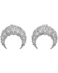 Marine Serre - Swarovski Crystal Moon Studs - Lyst