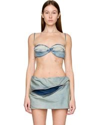 DIESEL - De-Ouchy-S Denim Tank Top - Lyst