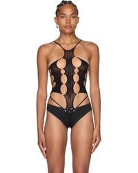 Rui - Sheer String Bodysuit - Lyst