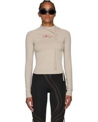 OTTOLINGER - Deconstructed Fitted Long Sleeve Top - Lyst