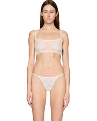 Marine Serre - Recycled Mesh Flock Bralette - Lyst