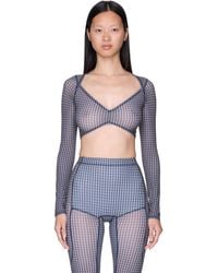 KNWLS - Infinity Mini Check Top - Lyst
