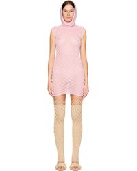 Isa Boulder - Macramist Hoodie Mini Dress - Lyst