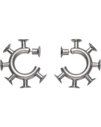 Hugo Kreit - Stud Hoop Earrings - Lyst