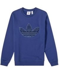 adidas - Corduroy Appliqué Sweatshirt - Lyst