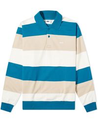Obey - Liam Long Sleeve Polo Shirt - Lyst