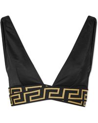 Versace - Greca Bikini Top - Lyst