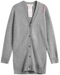 Marni - Long Sleeve Knitted Cardigan - Lyst