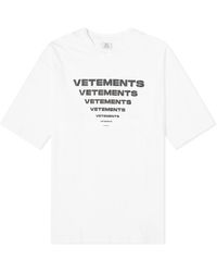 Vetements - Pyramid Logo T-Shirt - Lyst