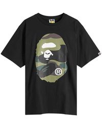 A Bathing Ape - Giant 1St Camo Big Ape Head Tee - Lyst