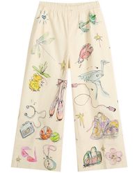 ALÉMAIS - Wide Leg Court Denim Trouser - Lyst