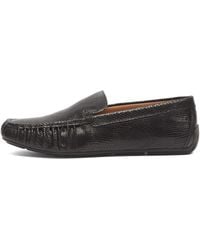 Vagabond Shoemakers - Mika Embossed Leather Boat Shoe - Lyst