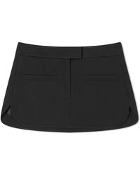 Courreges - Twill Heritage Pocket Mini Skirt - Lyst
