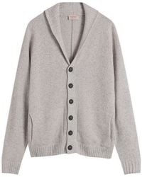 John Smedley - Rockford Cashmere Shawl Collar Cardigan - Lyst