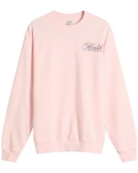 Sporty & Rich - Health Script Crew Sweatshirt - Lyst