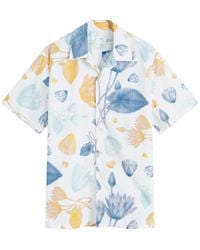 Paul Smith - Pixilated Flower Print Shirt - Lyst