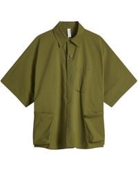 Poliquant - Multiple Pockets Short Sleeve Shirt - Lyst
