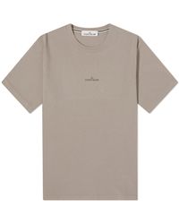 Stone Island - Camo One Badge Print T-Shirt - Lyst