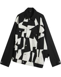 Comme des Garçons - Comme Des Garçons Patchwork Twill Jacket - Lyst