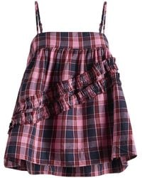 Damson Madder - Nyra Ruffle Cami Top - Lyst