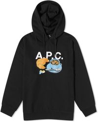 A.P.C. - End. X 'Coffee Club' Pierre Hoodie - Lyst