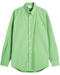 Drole de Monsieur - Oxford Cotton Long Sleeve Shirt - Lyst