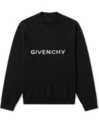 Givenchy - Archetype Logo Crew Knit - Lyst