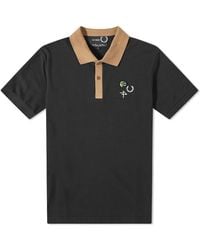Fred Perry - Contrast Collar Polo Shirt - Lyst