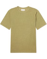 Officine Generale - Officine Générale Pigment Dyed Linen T-Shirt - Lyst