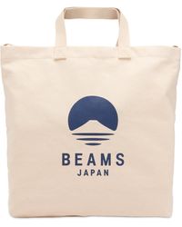 BEAMS Japan - 2 Way Canvas Tote Bag - Lyst