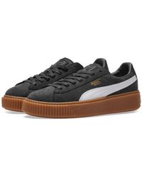 puma basket platform perf gum puma basket platform perf gum