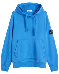 Stone Island - Garment Dyed Hoodie - Lyst