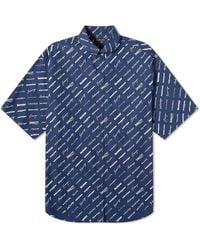 Balenciaga - Logo Short Sleeve Shirt - Lyst