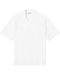 Jil Sander - Short Sleeve Organic Cotton Vacation Shirt - Lyst