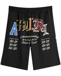 Amiri - Varsity Patch Shorts - Lyst