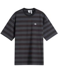 adidas - Striped Ss T-Shirt - Lyst