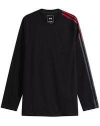 Y-3 - Oversized Gradient Stripes Long Sleeve T-Shirt - Lyst