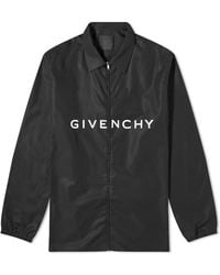 Givenchy - Logo Zip Shirt - Lyst