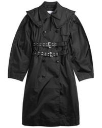 Ganni - Duchesse Nylon Trenchcoat - Lyst