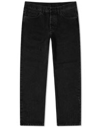 Carhartt WIP Newel Relaxed Tapered Jean - Black