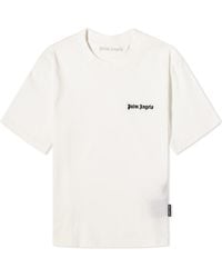Palm Angels - Classic Logo Fitted T-Shirt - Lyst
