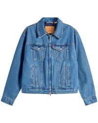 Levi's - X Sky High Farm Universe Zip Trucker Jacket - Lyst