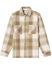 Wax London - Ombre Check Whiting Overshirt - Lyst