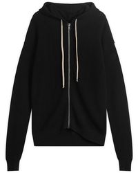 Rick Owens - Zip Knitted Hoodie - Lyst