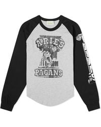 Aries - Long Sleeve Aged Raglan Baseball T-Shirt - Lyst
